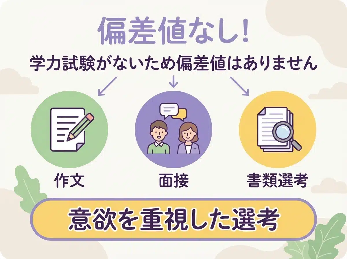 東海大学付属望星高等学校は偏差値なし 作文・面接・書類選考による入試 意欲重視の選考方法