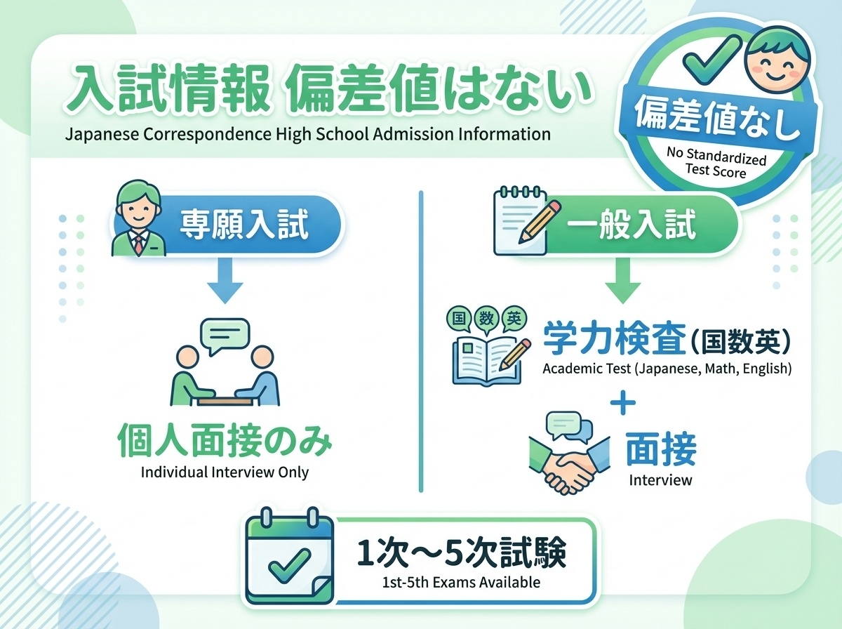 星槎国際高等学校の入試情報 - 偏差値なし、専願入試は個人面接のみ、一般入試は学力検査と面接