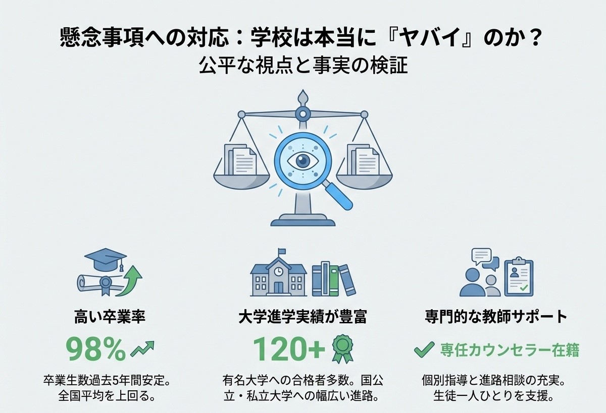 第一学院高等学校2026年版まとめインフォグラフィック|高い実績・全国63キャンパス・難関大学合格・多様な学習スタイル・目標がある生徒に最適・複数校比較推奨