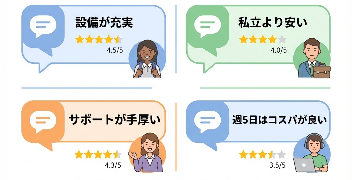 第一学院高等学校の学費に関する口コミ評判まとめ - 設備の充実度、コストパフォーマンス、サポート体制