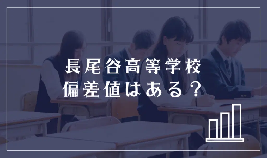 長尾谷高等学校に偏差値はある?