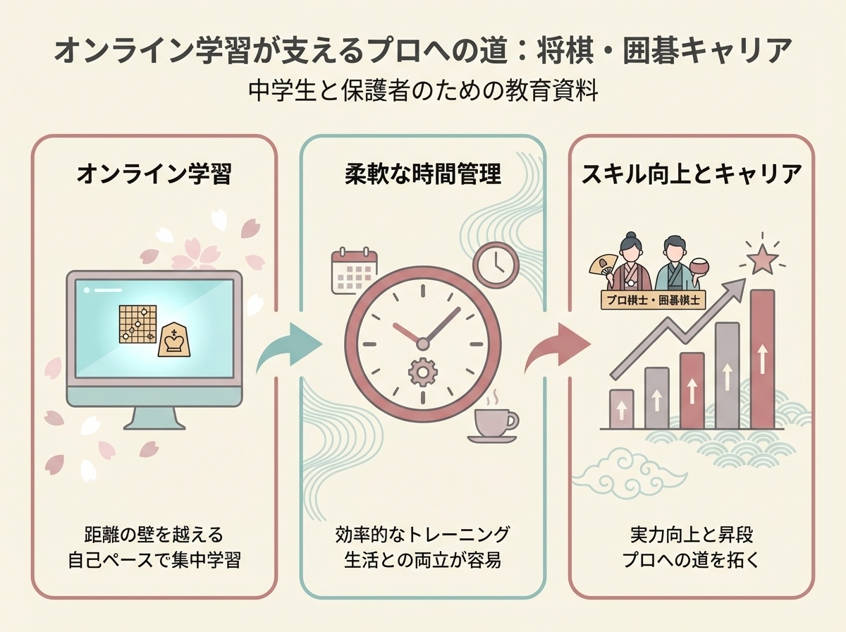 オンライン学習が棋士の成長を支える理由自分のペースで技術向上と勉強を両立する教育
