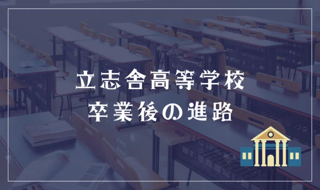 立志舎高等学校 卒業後の進路
